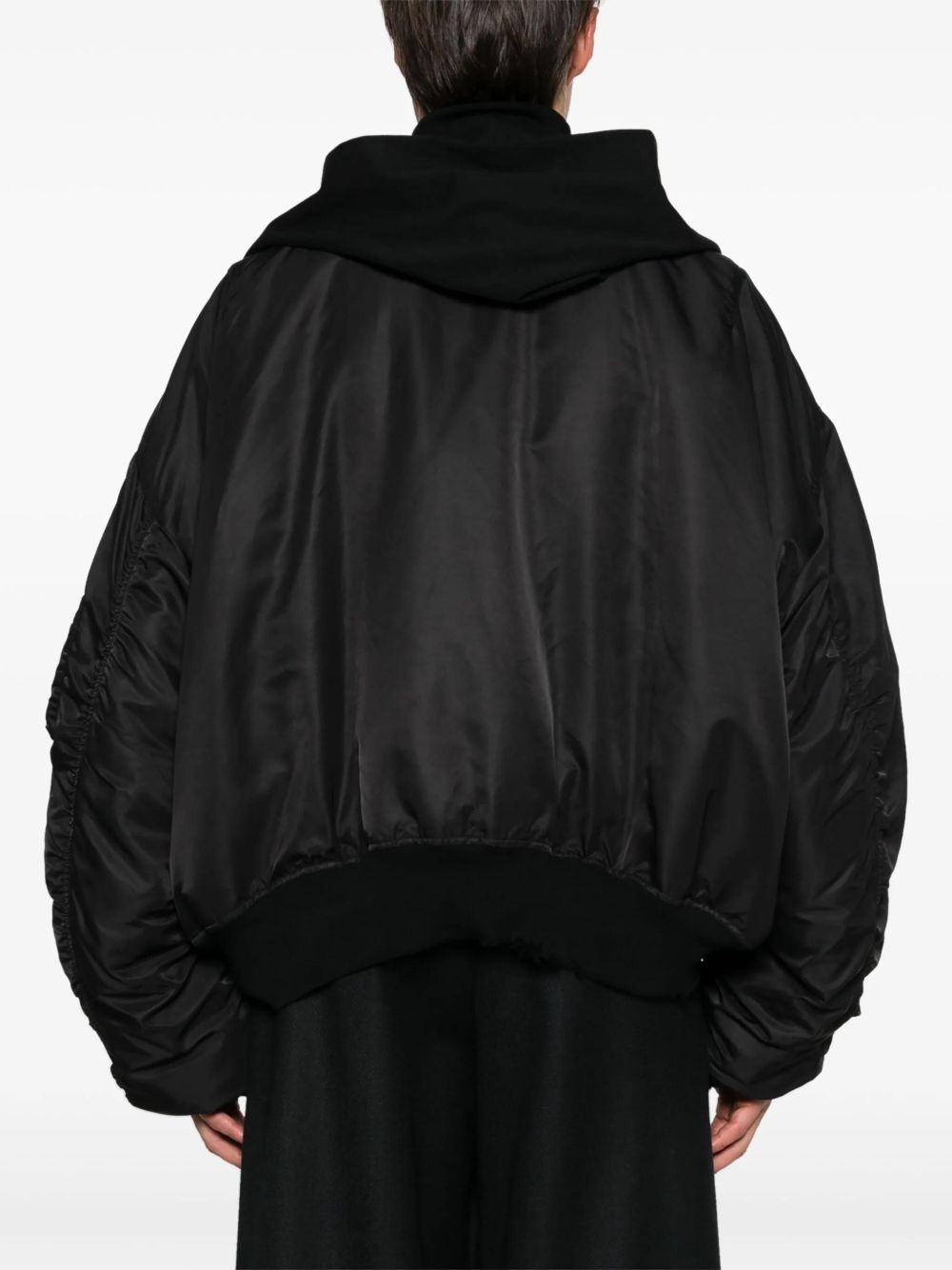 logo-tag bomber jacket - 4