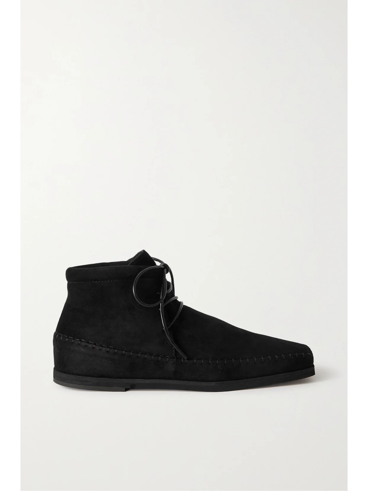The High Top Suede Loafers - 1
