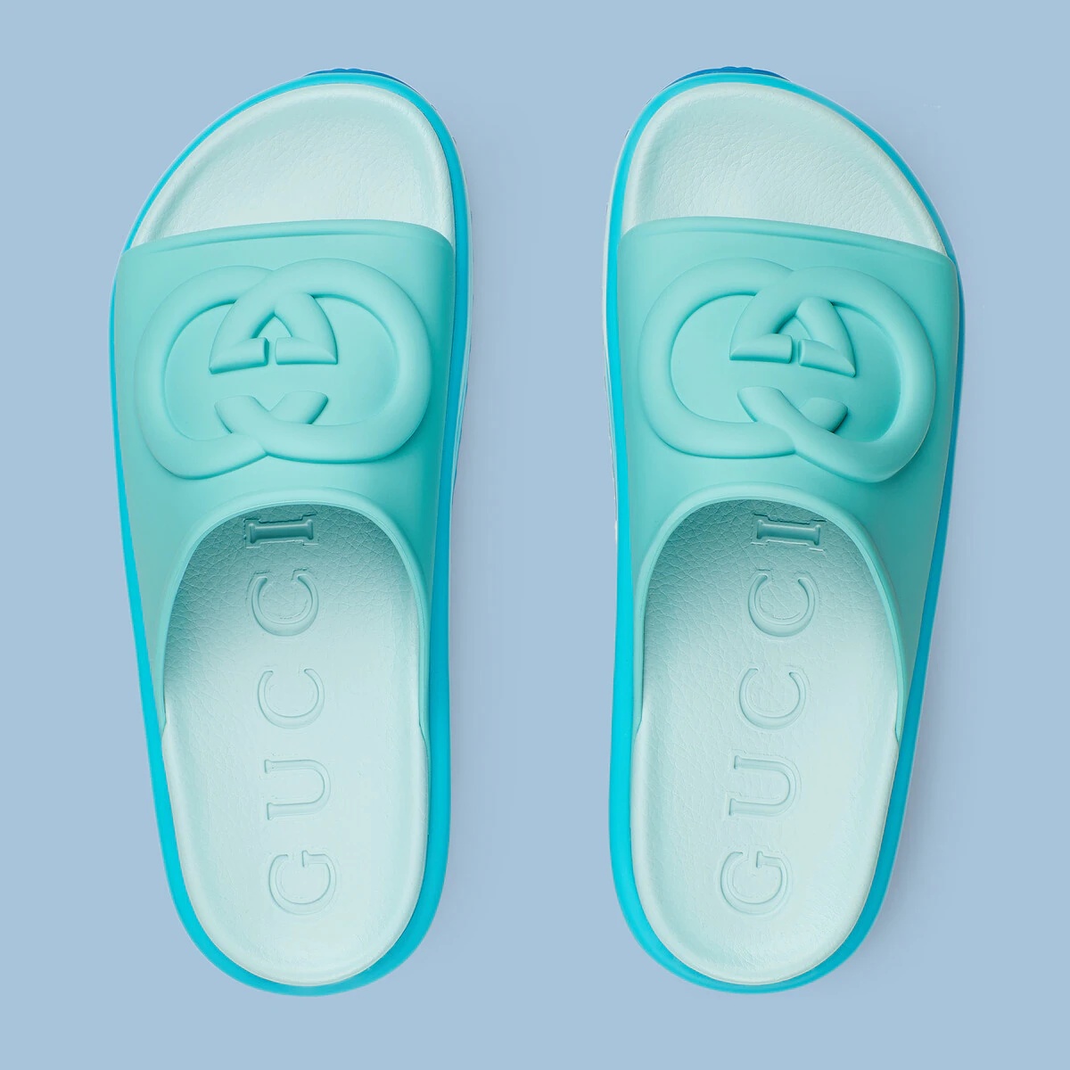 Women's slide sandal with Interlocking G - 5