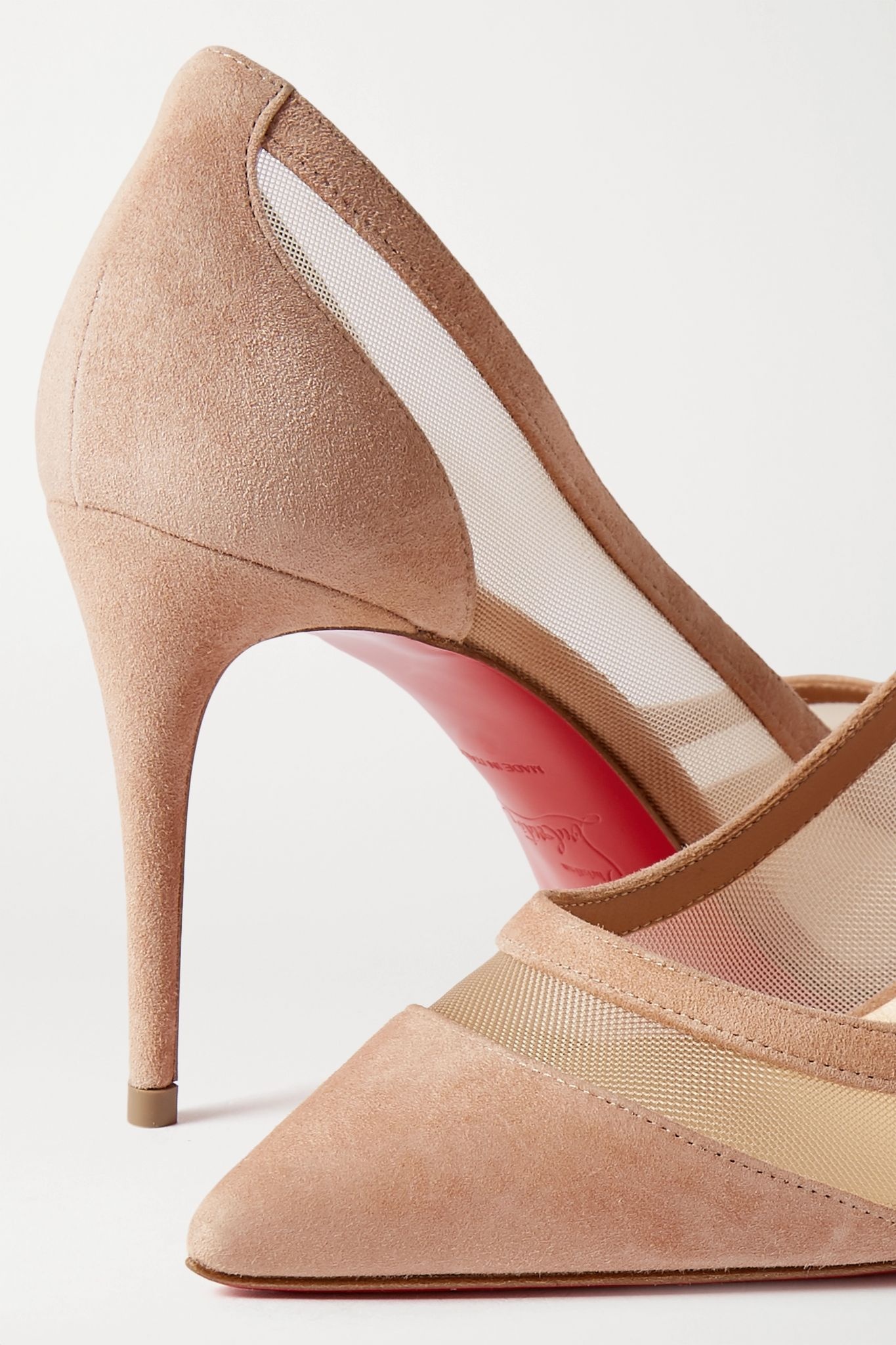 Galativi 85 suede and mesh pumps - 5