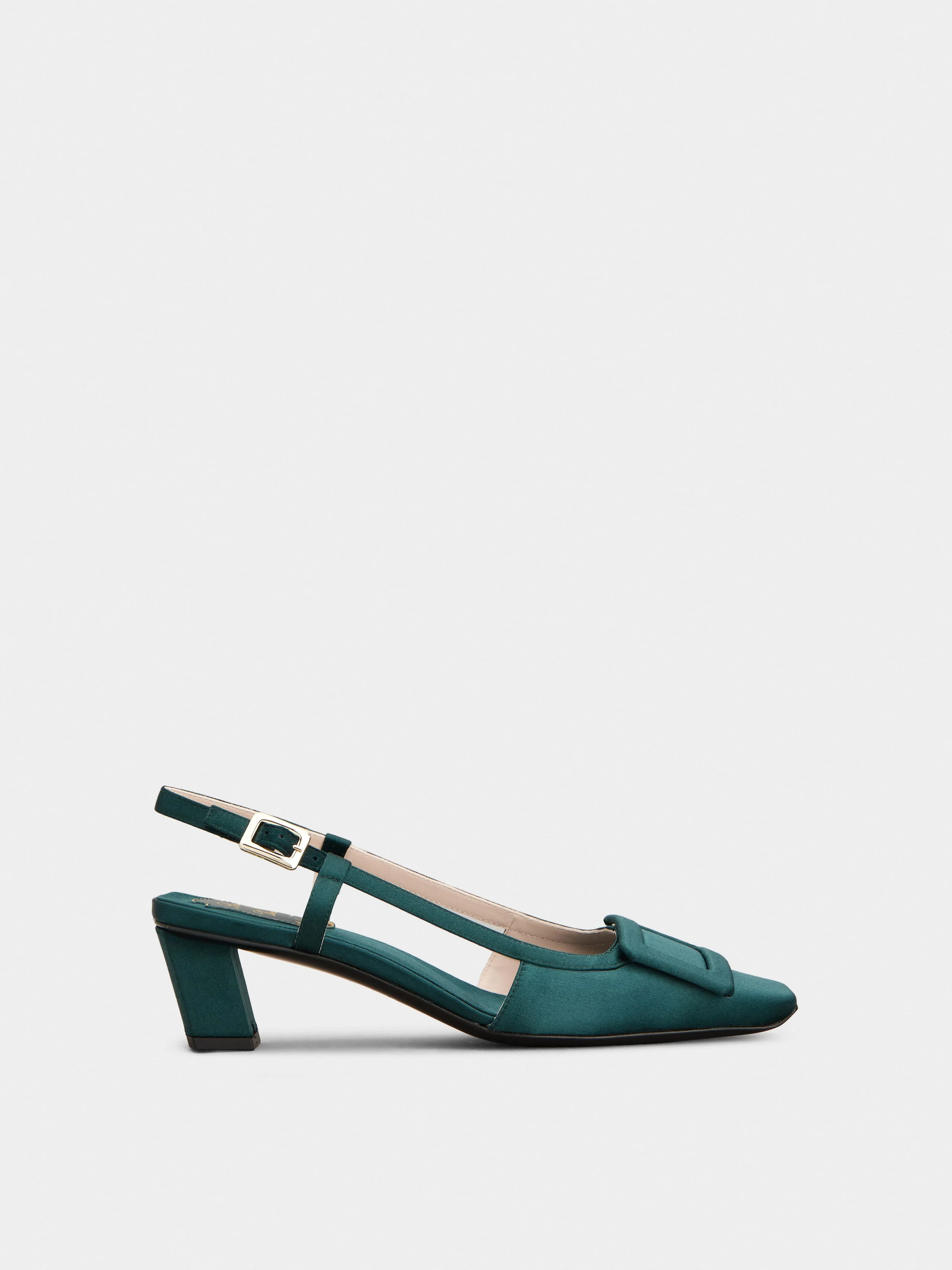 Belle Vivier Slingback Pumps in satin - 1