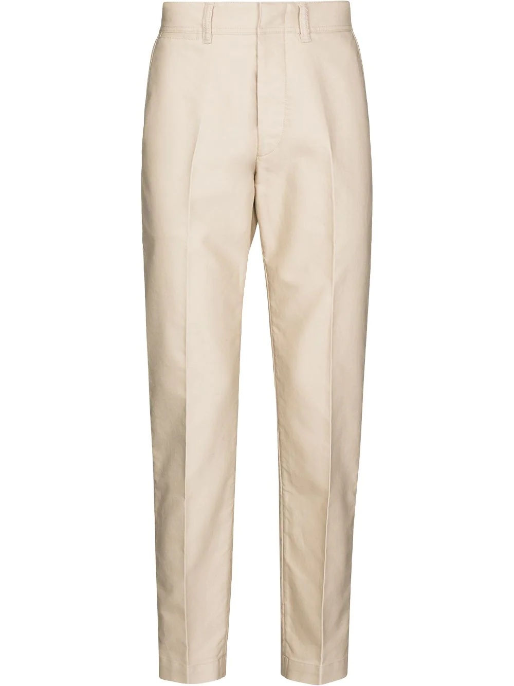 tailored straight-leg trousers - 1