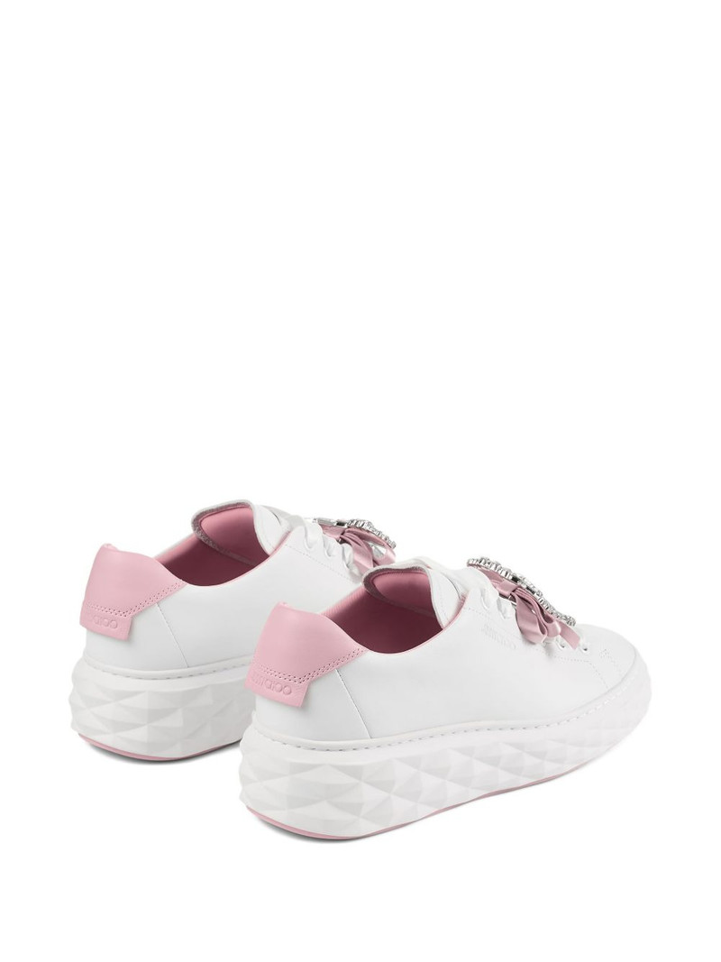 Diamond Light Maxi F crystal-bow sneakers 5