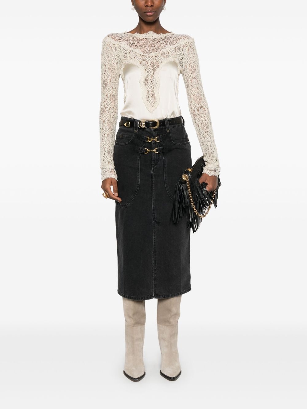Pavina denin skirt - 2