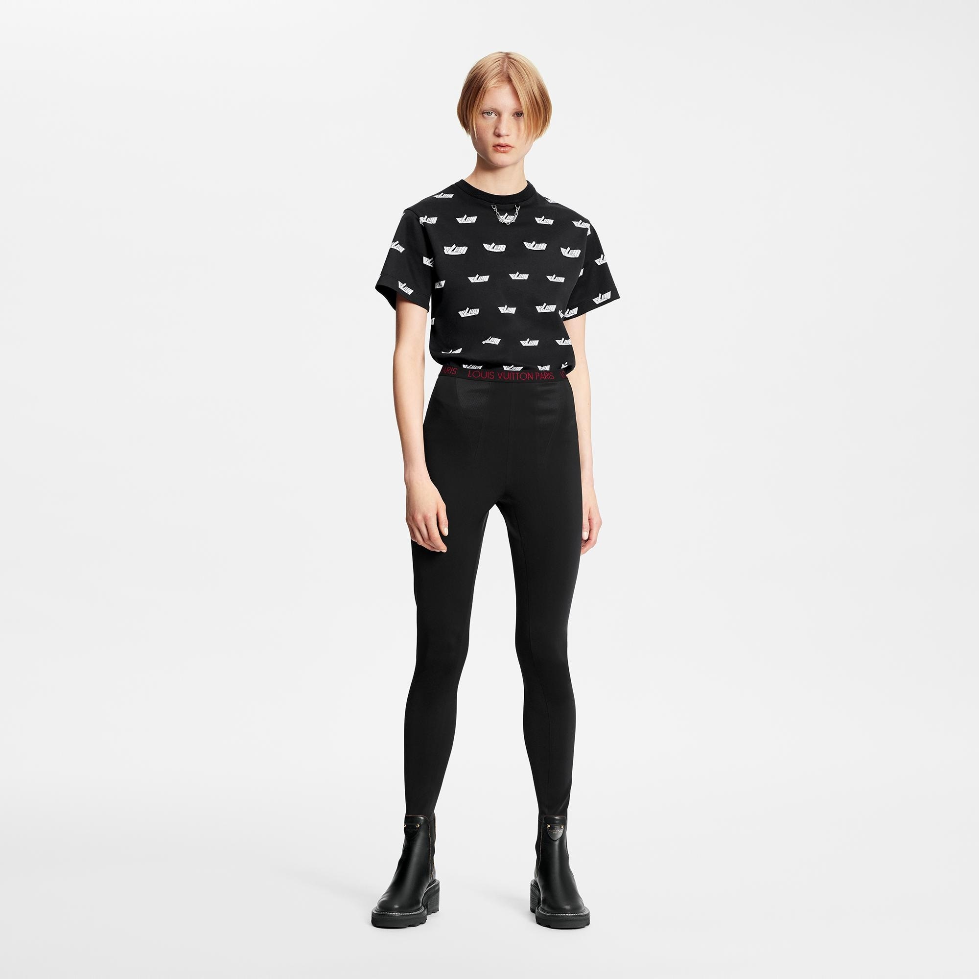 Shiny Insert Leggings - 2