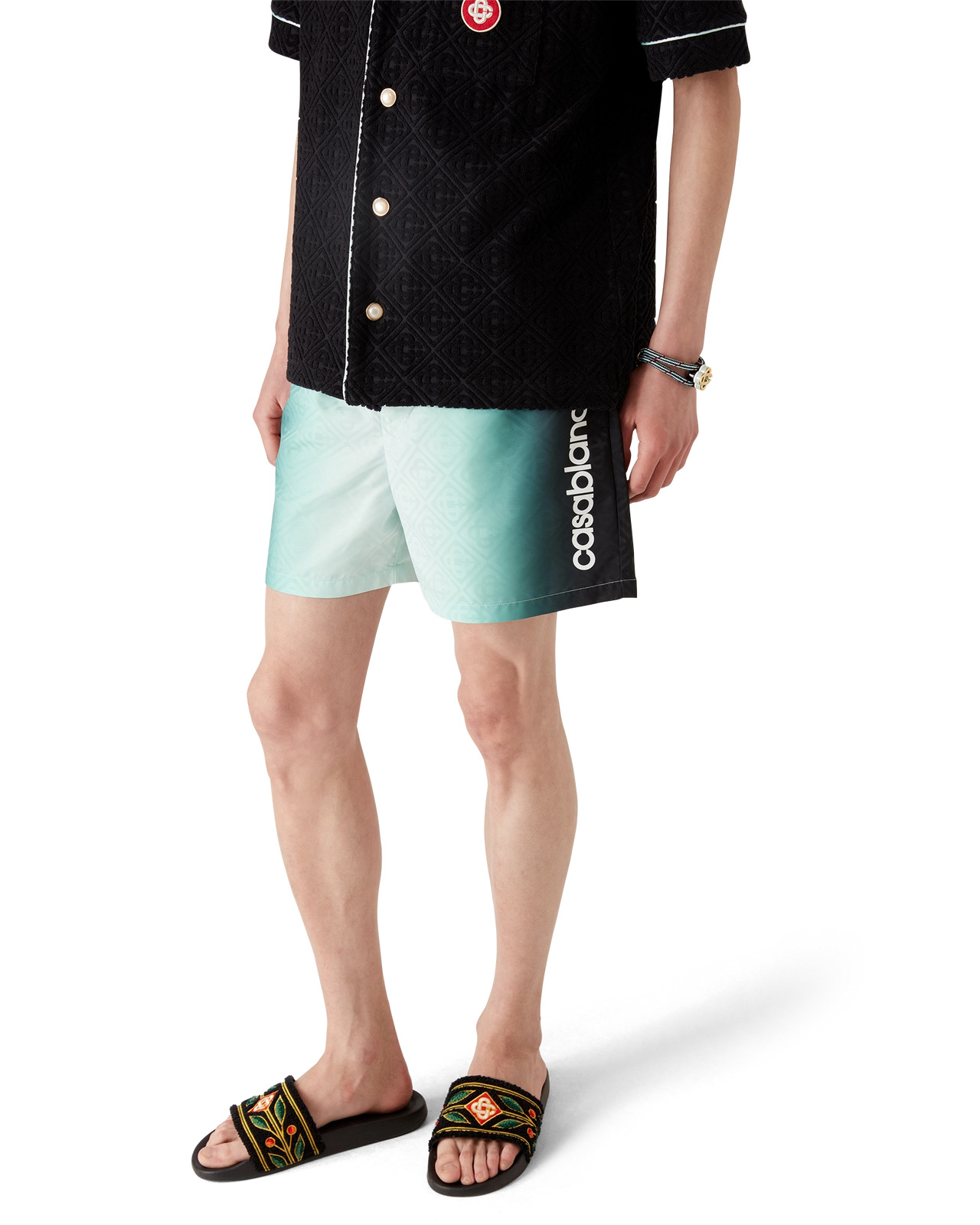 Gradient Jacquard Swim Shorts - 4