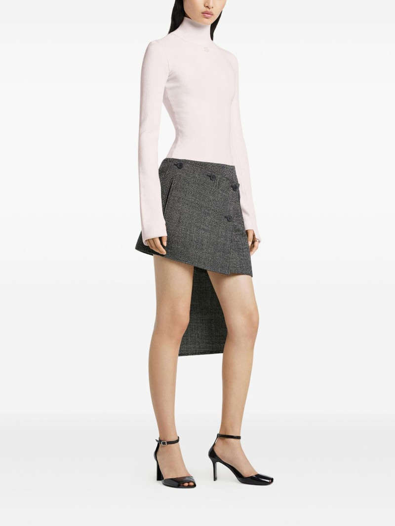 mock-neck interlock sweater 3