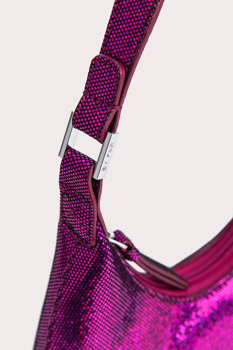 Baby Amber Fuchsia Disco Dot Leather 4