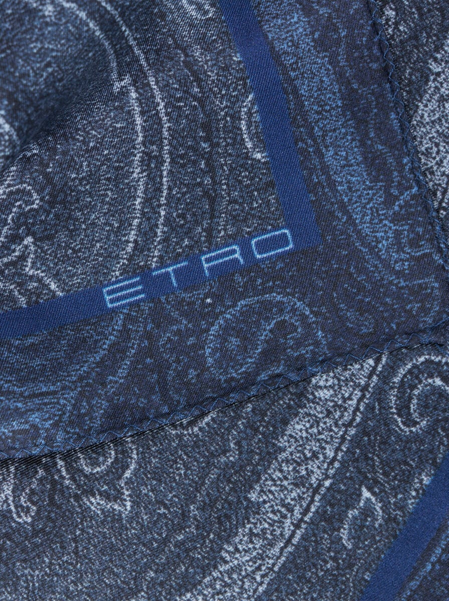 PRINTED SILK POCKET SQUARE - 2