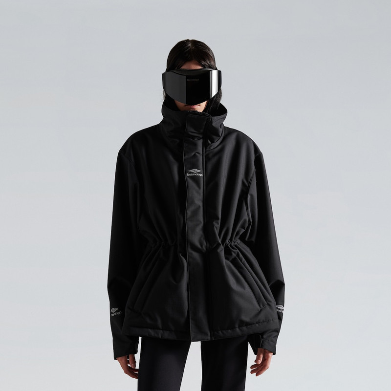 Women's 3b Sports Icon Ski High Collar Parka in Black 5