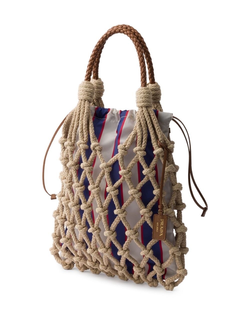 medium macramé tote bag - 3