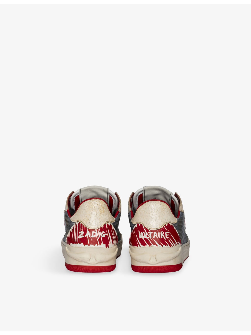 Fly Wings Leather And Mesh Low-Top Trainers - 2