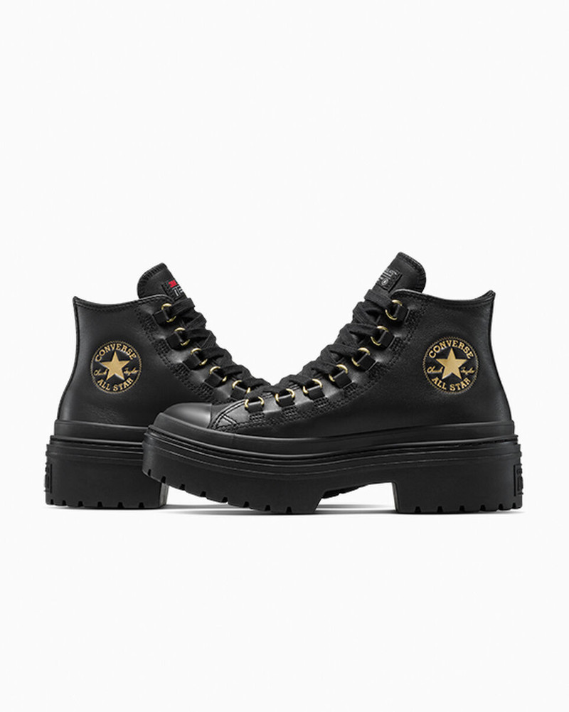 Chuck Taylor All Star Lugged Heel Platform Waterproof Leather 7