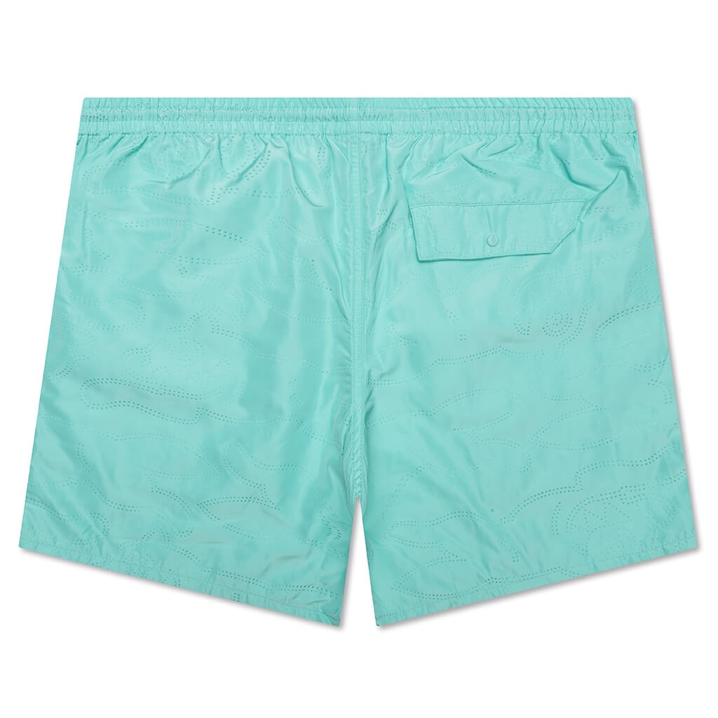RUNNING DOG SHORT - ARUBA BLUE - 2