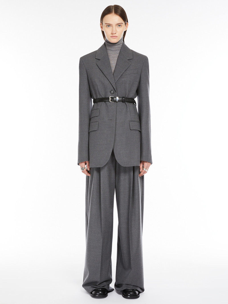 Sportmax OPICE Stretch flannel tailored blazer outlook