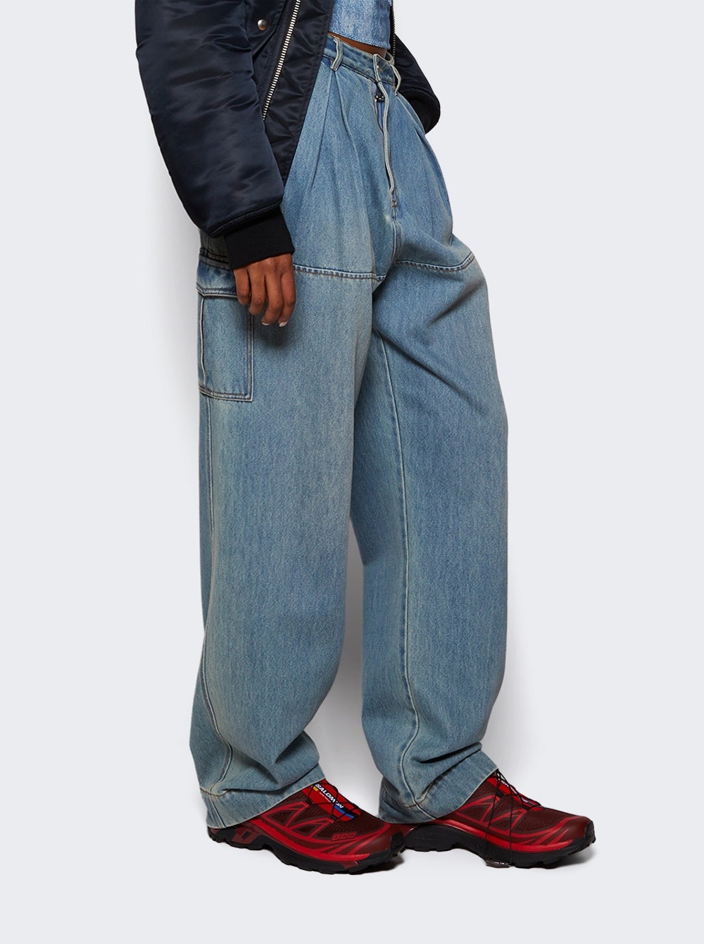 SALOMON Xt-6 Sneakers Rum Raisin And High Risk Red thewebster