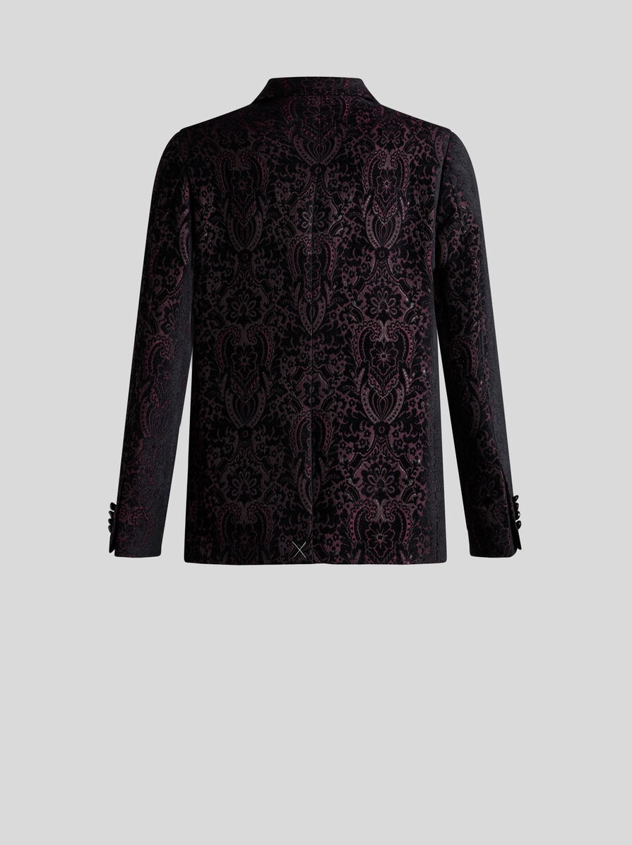 VELVET JACQUARD BLAZER - 7