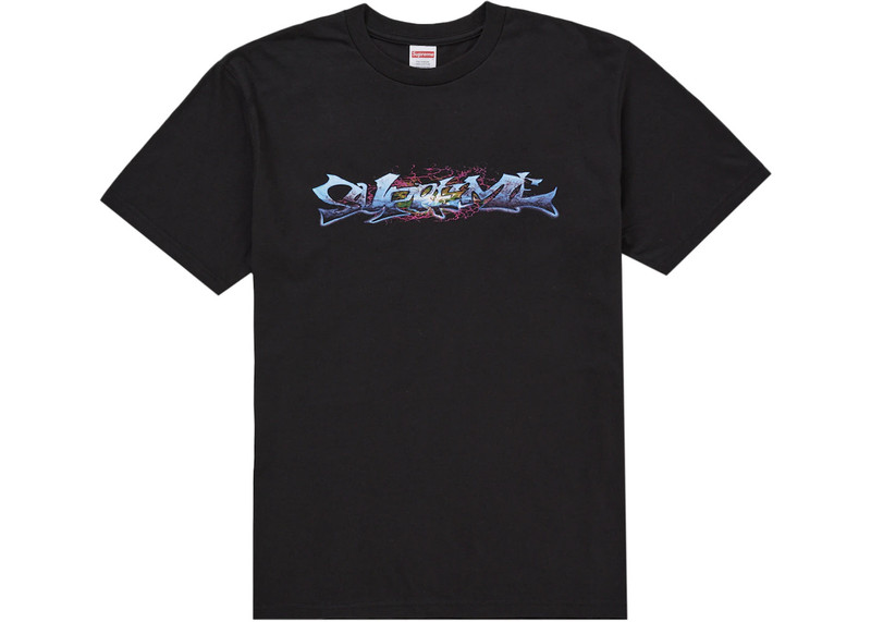 Supreme Supreme Tag Tee Black outlook