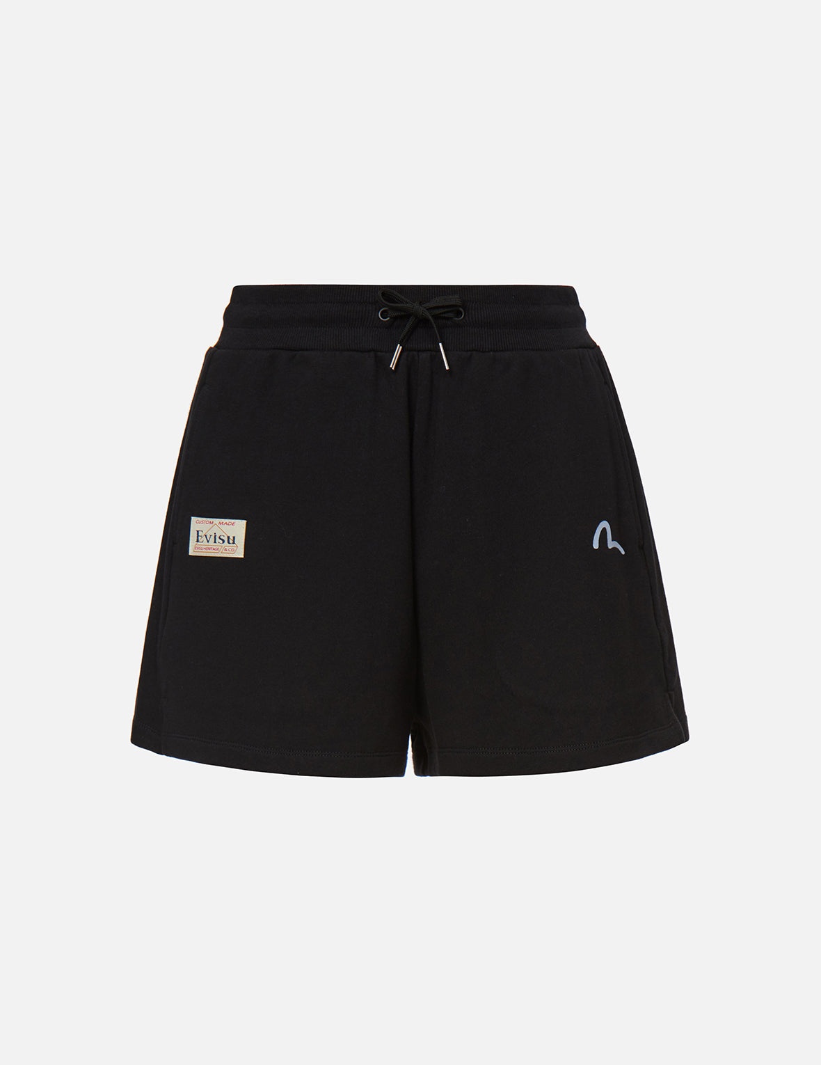 Seagull and Logo Print Sweat Shorts - 7