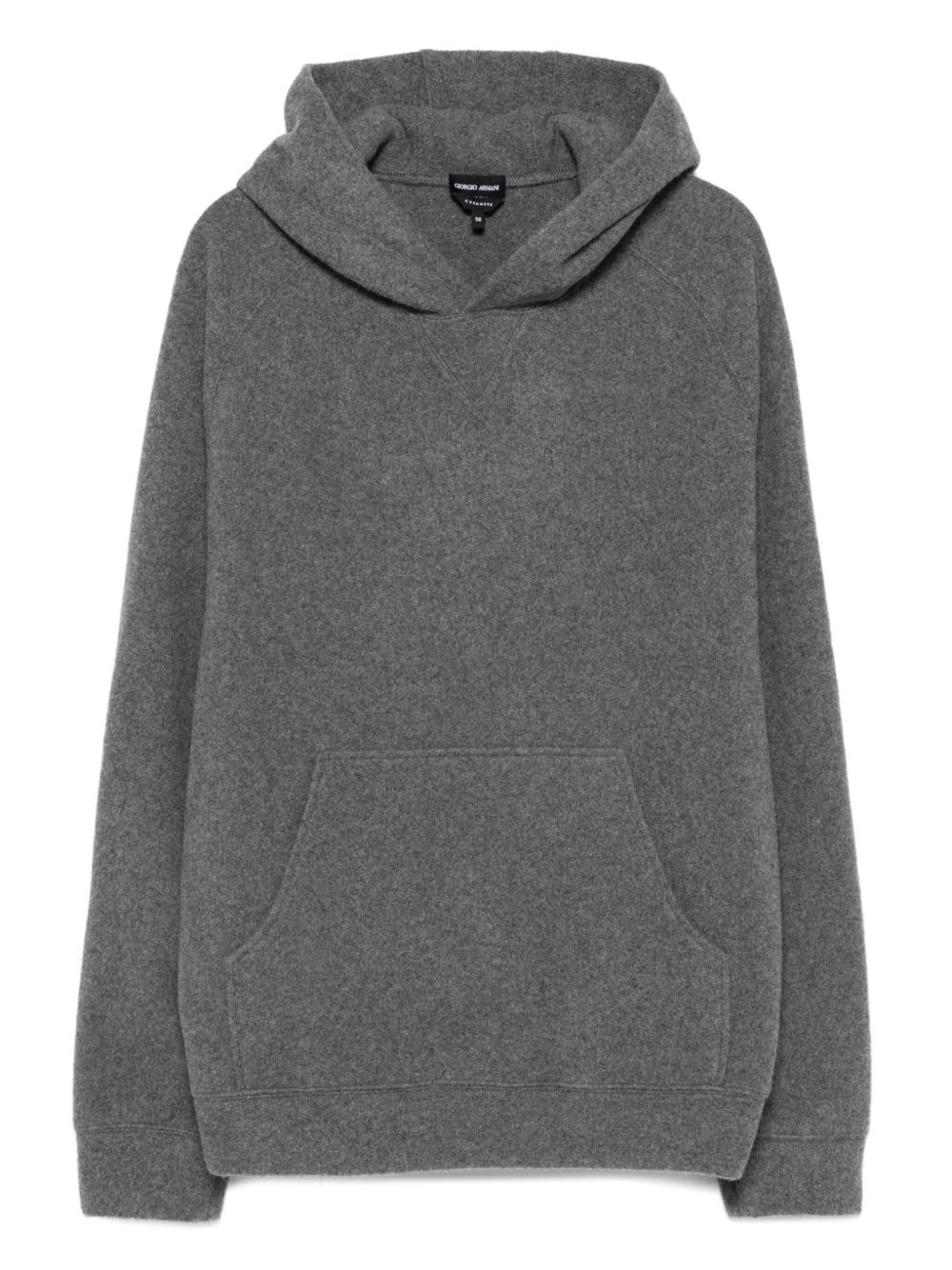 hooded long-sleeves sweater - 1