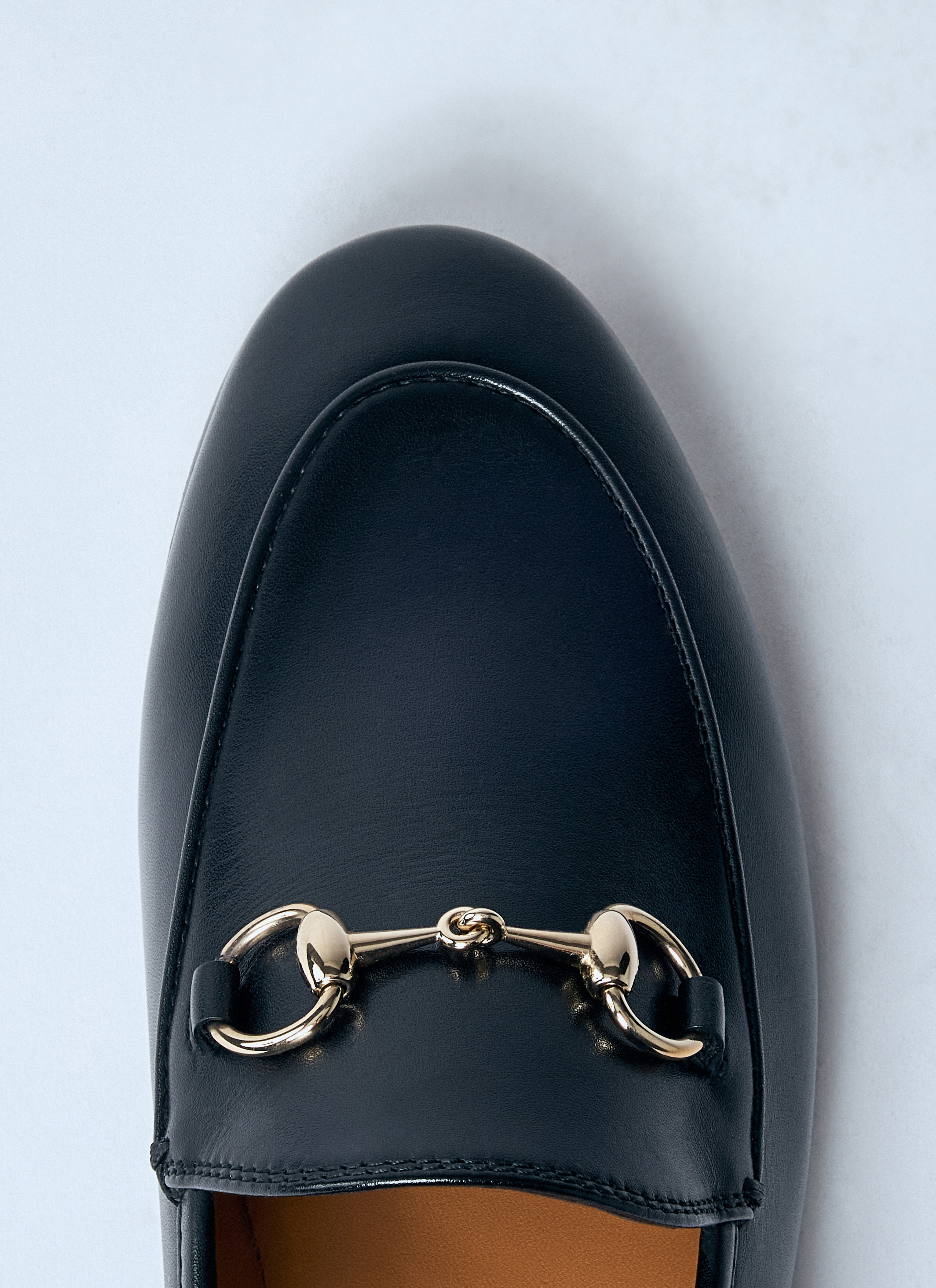 Gucci Women Jordaan Leather Loafers - 5