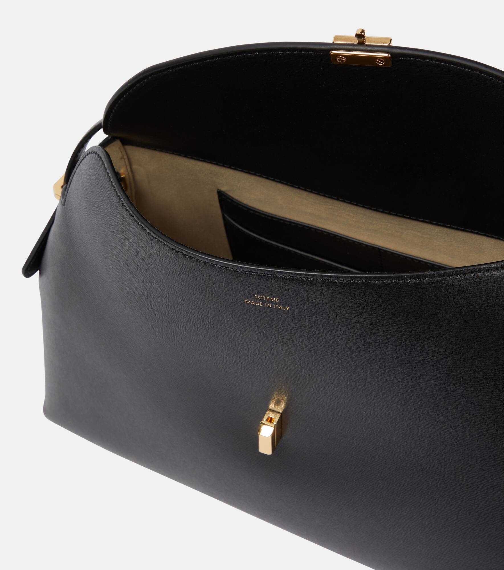 T-Lock Medium leather tote bag - 3