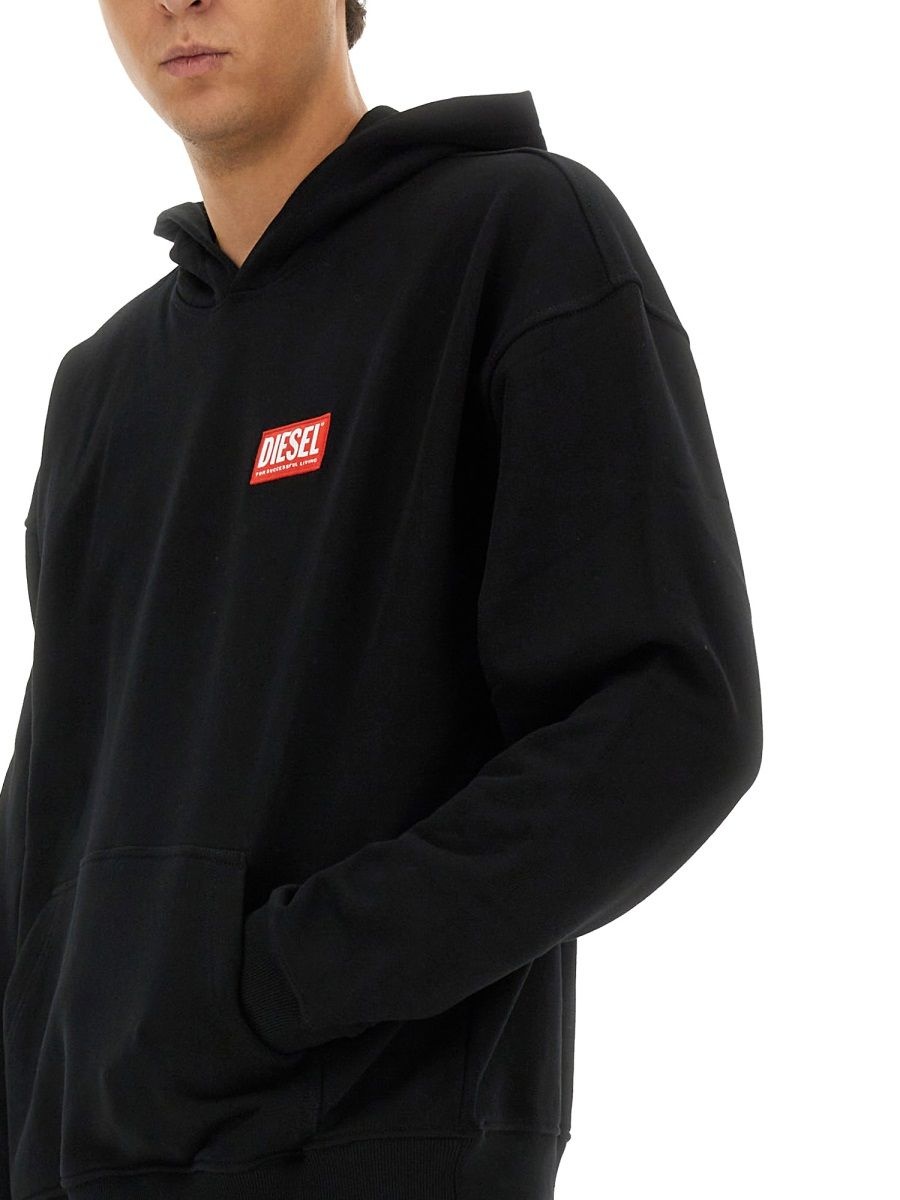 Diesel Diesel S-Boxt-Hood-Lab Sweatshirt | baltini | REVERSIBLE
