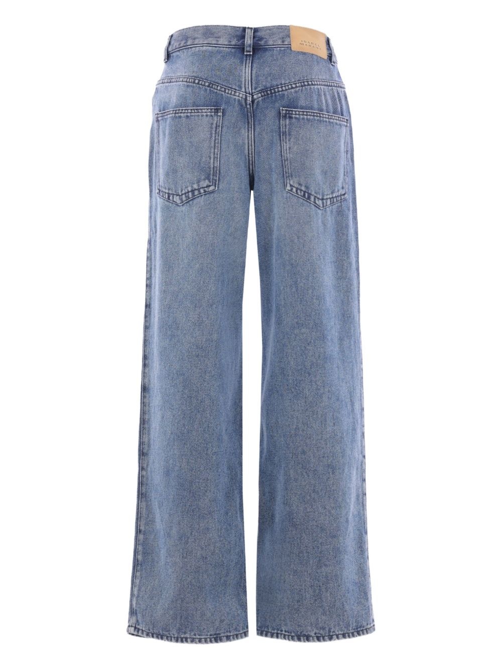 pleated jeans - 2