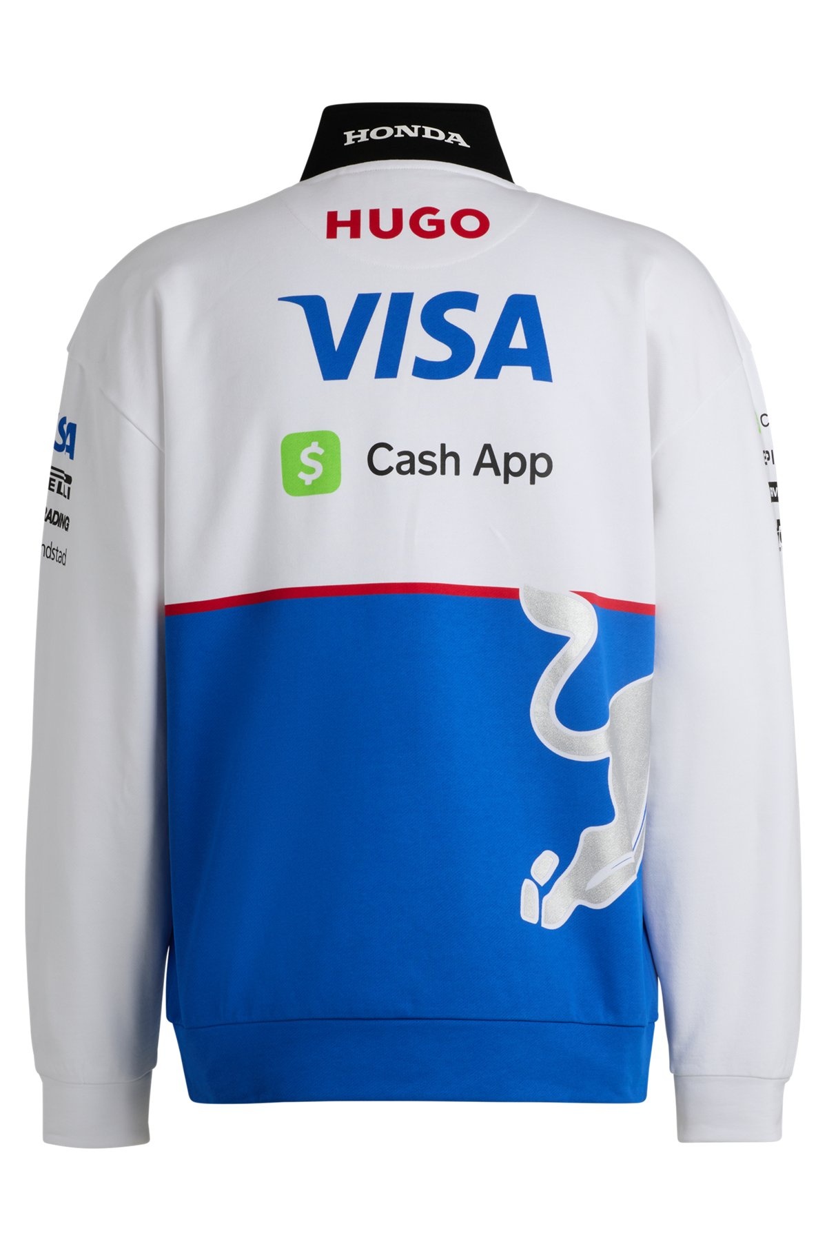 COTTON-TERRY ZIP-NECK FANWEAR SWEATSHIRT WITH SPECIAL BRANDING - 2