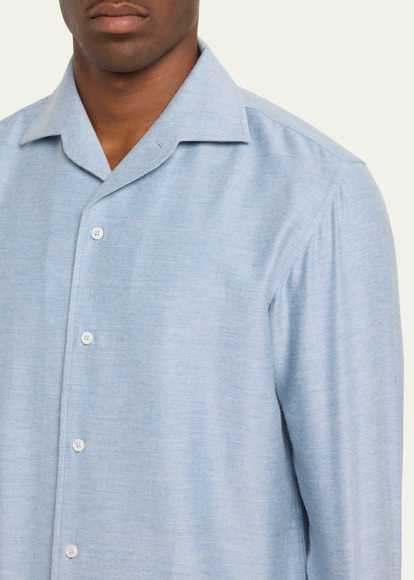 Men's Cotton Twill Sport Shirt - 5