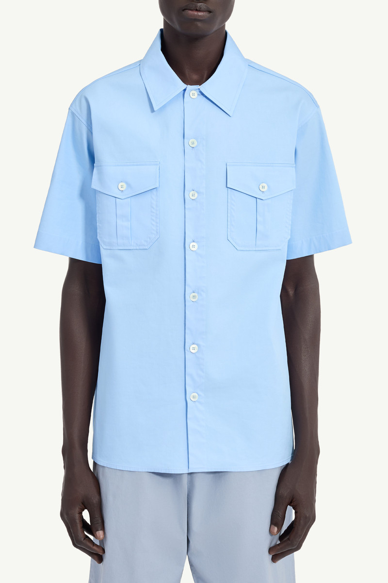 Fused Poplin Short-Sleeve Shirt 4