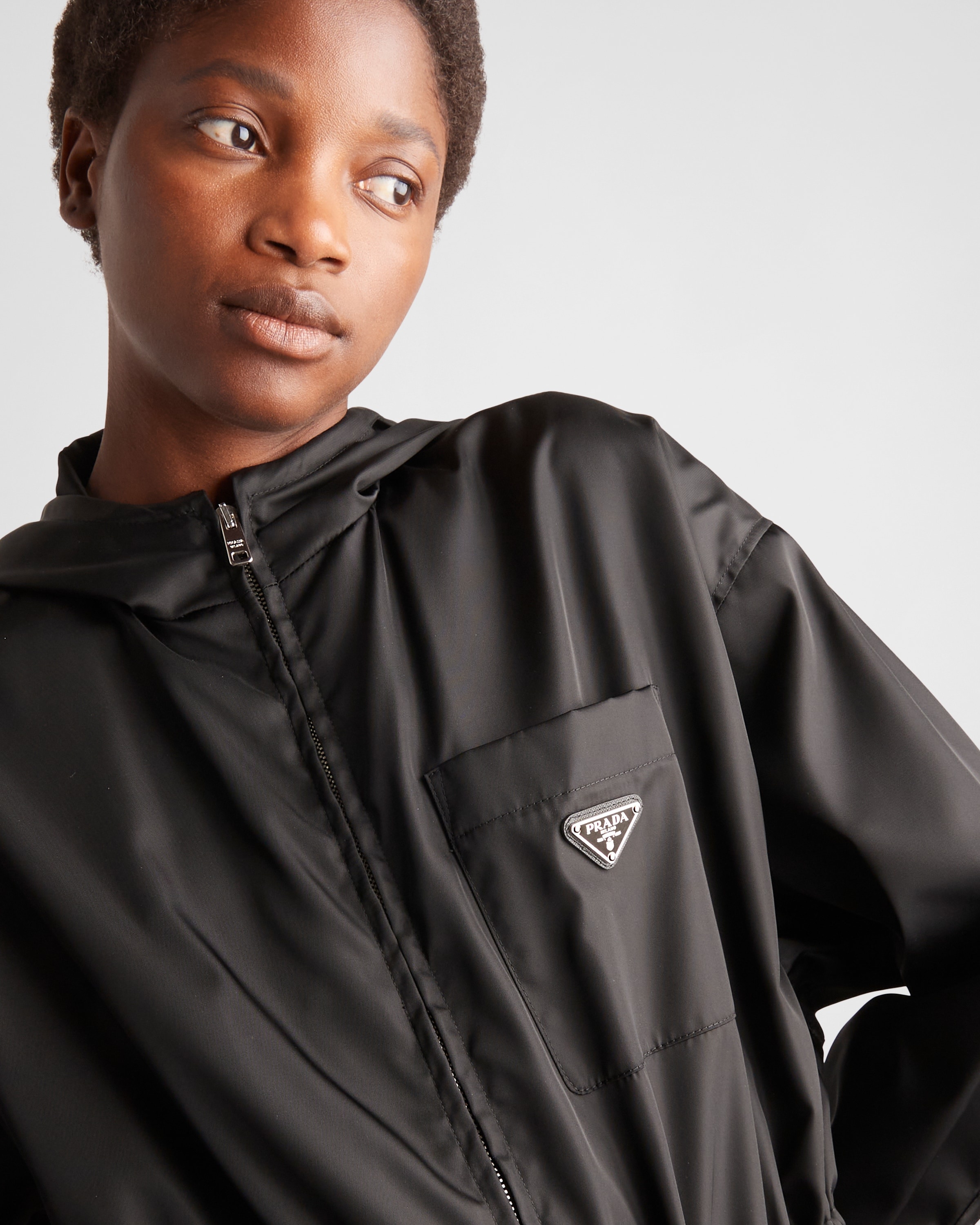 Re-Nylon raincoat - 3