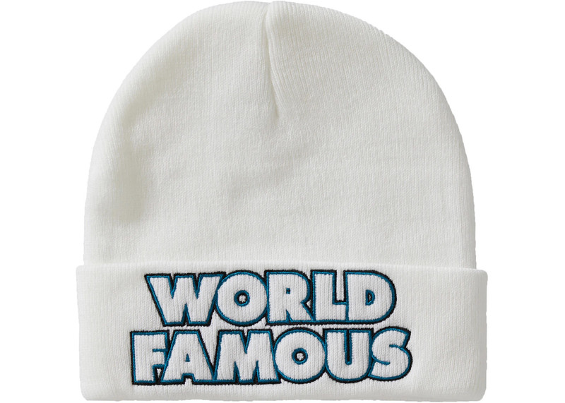 Supreme Supreme Outline Beanie (FW19) White outlook