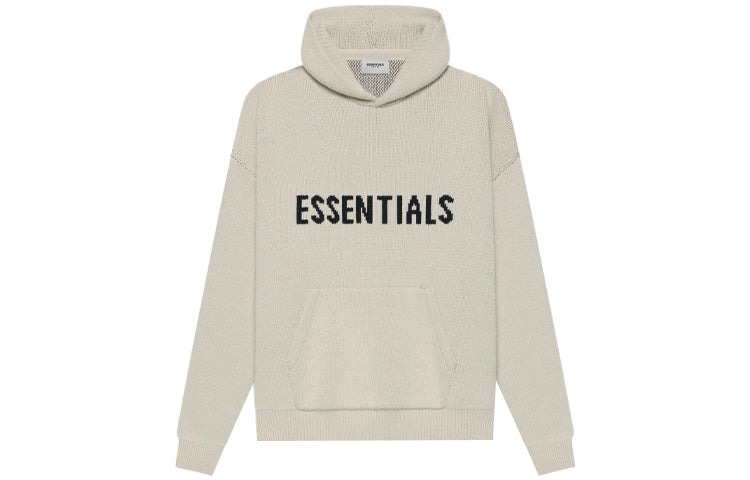 Fear of God Essentials SS21 Knit Logo Hoodie 'Moss' FOG-SS21-640 - 2