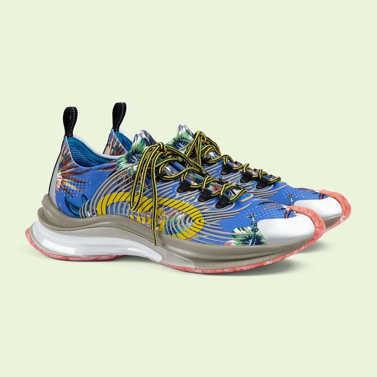 Men's Gucci Run floral sneaker - 3