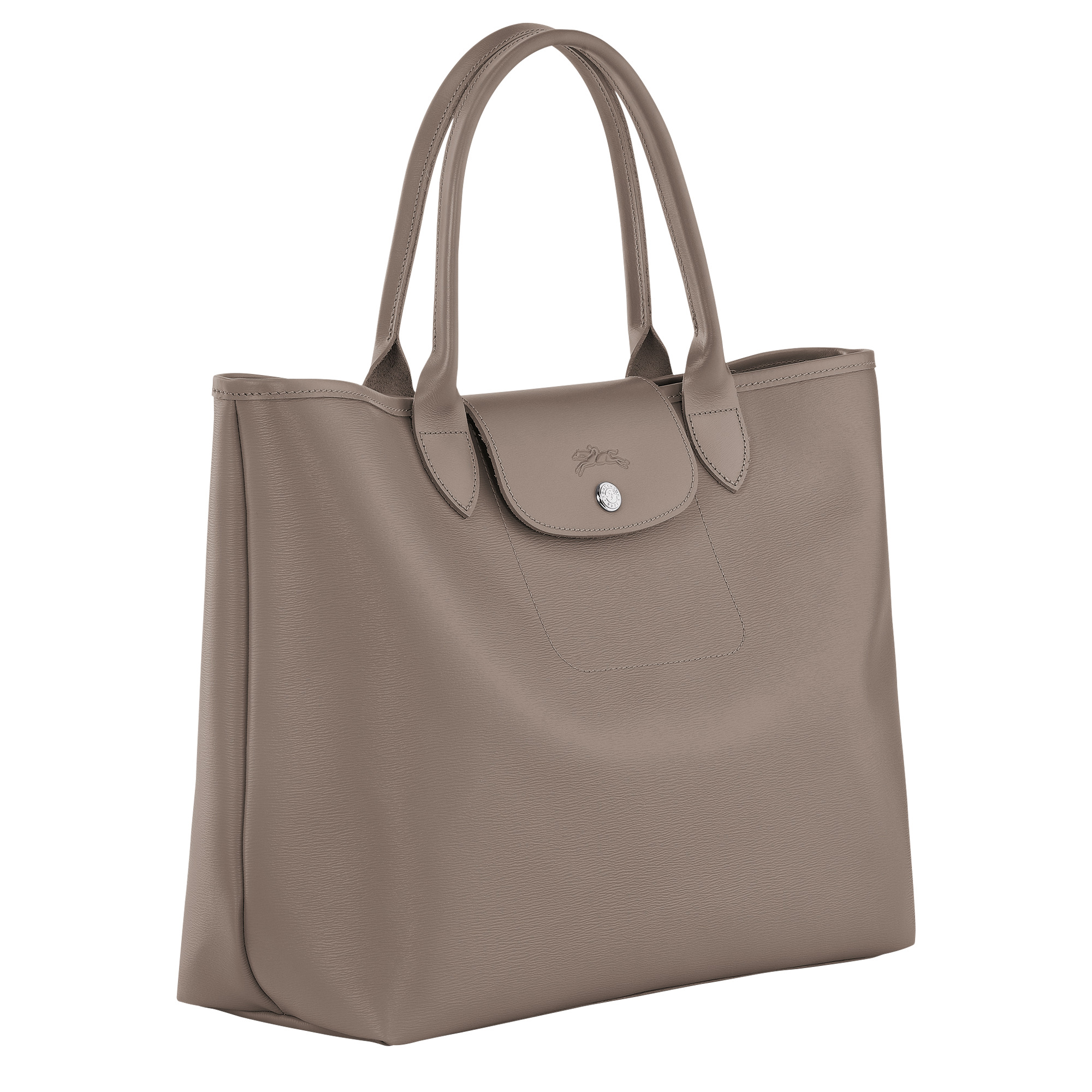 Longchamp Le Pliage City L Tote bag Taupe - Canvas | REVERSIBLE