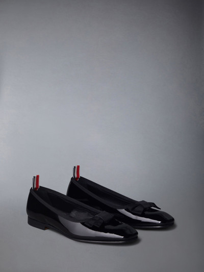Thom Browne Opera patent ballerina shoes outlook