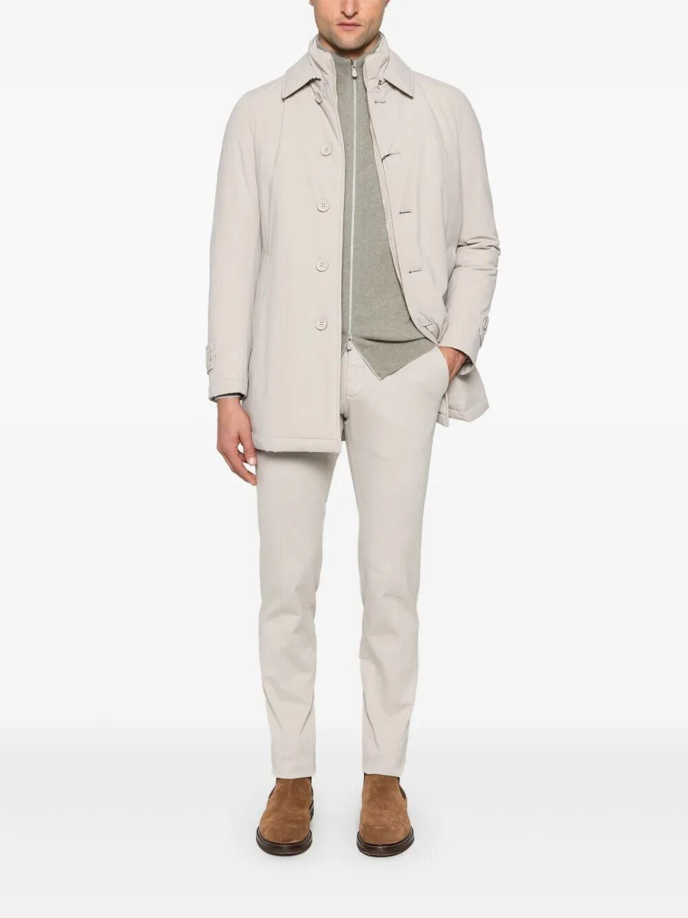 Brunello Cucinelli Men Zip-Front Cardigan - 2