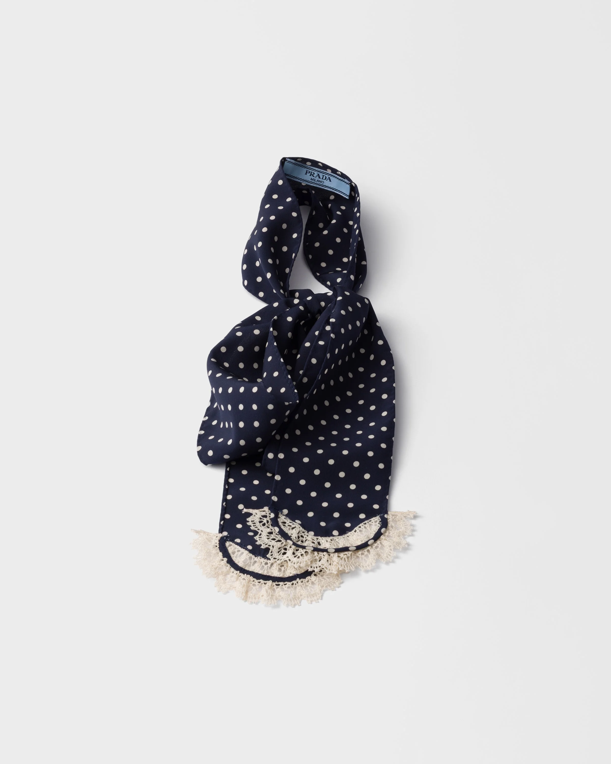Polka-dot marocain scarf - 1