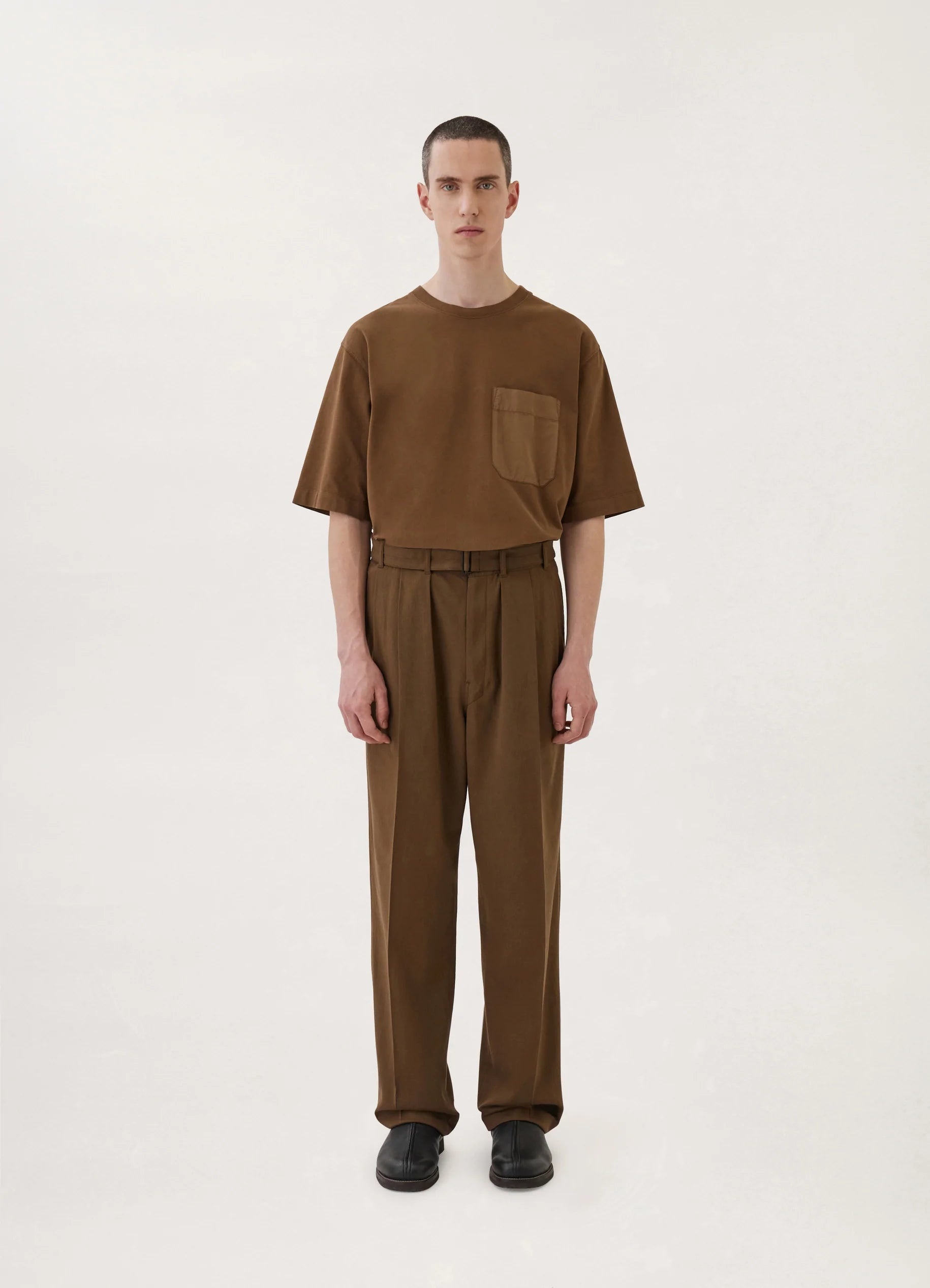 LOOSE PLEATED PANTS
COTTON VISCOSE - 2