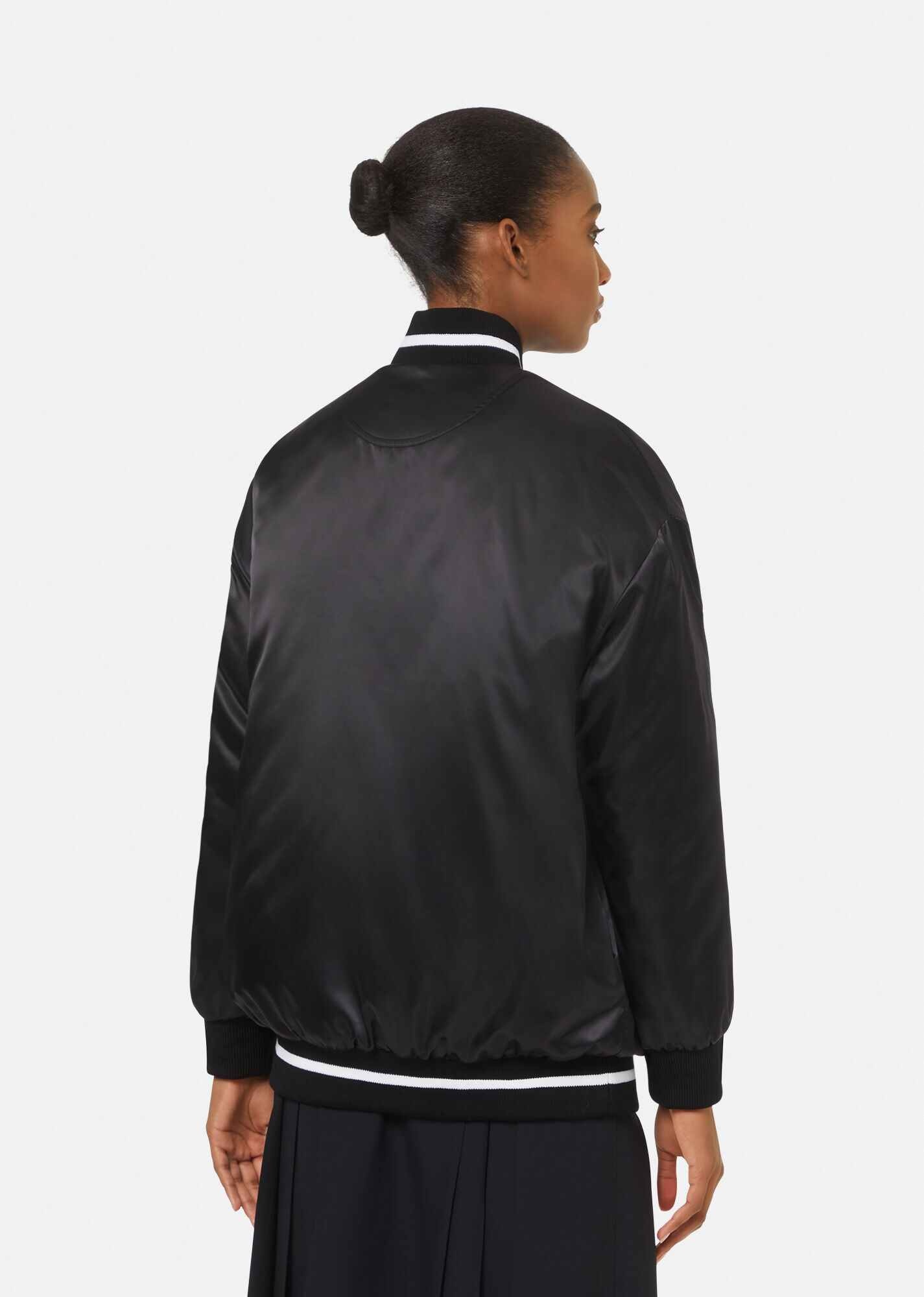 Reversible Medusa Music Silk Jacket - 6