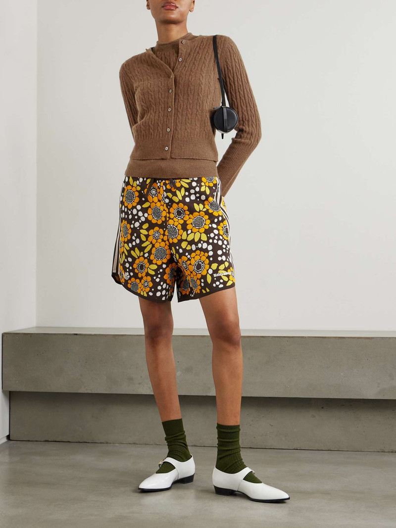 GUEST IN RESIDENCE Jane cable-knit cashmere cardigan Brown outlook