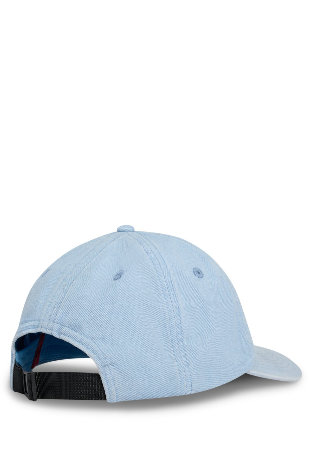 COTTON-TWILL 6-PANEL CAP WITH EMBROIDERED LOGO - 3