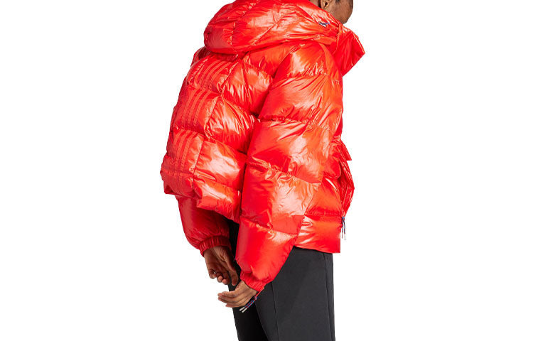 (WMNS) adidas Originals Puffed Throw-Over Jacket 'Orange' IR7114 - 2
