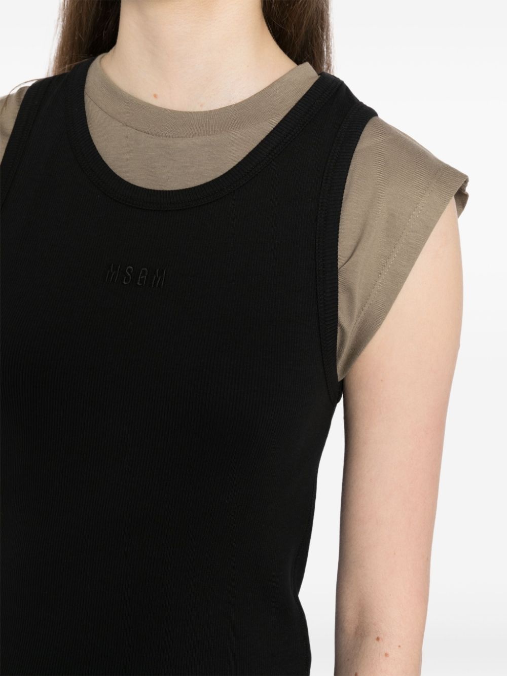 logo embroidery tank top - 5