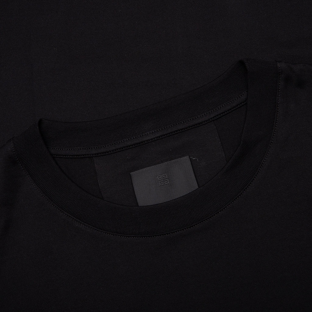 EMBROIDERED FLORAL LOGO STANDARD - BLACK - 3