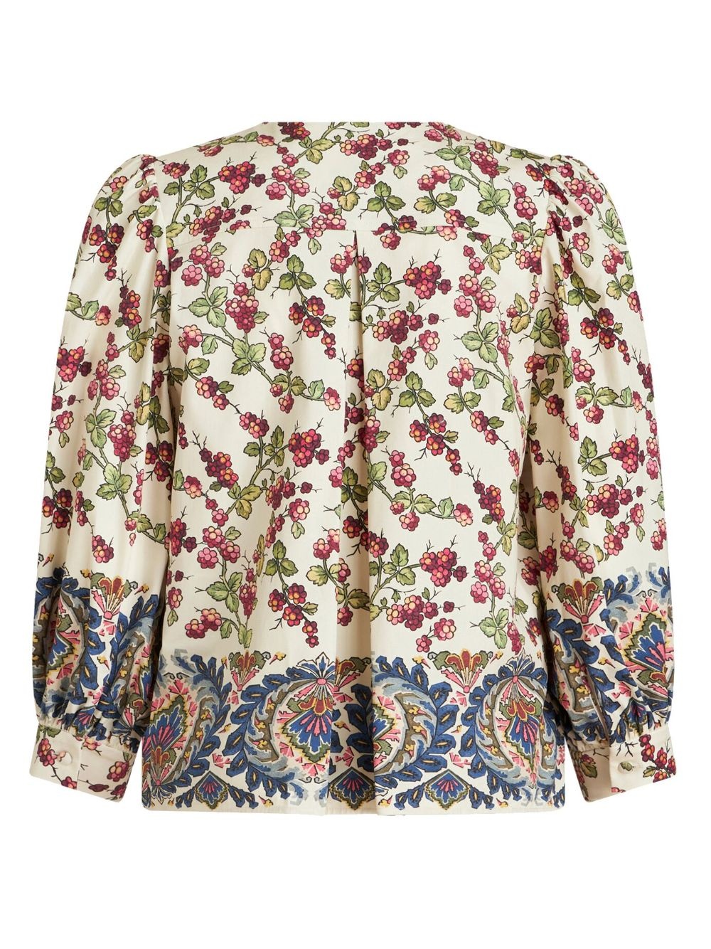 Berries-print long-sleeve top - 4