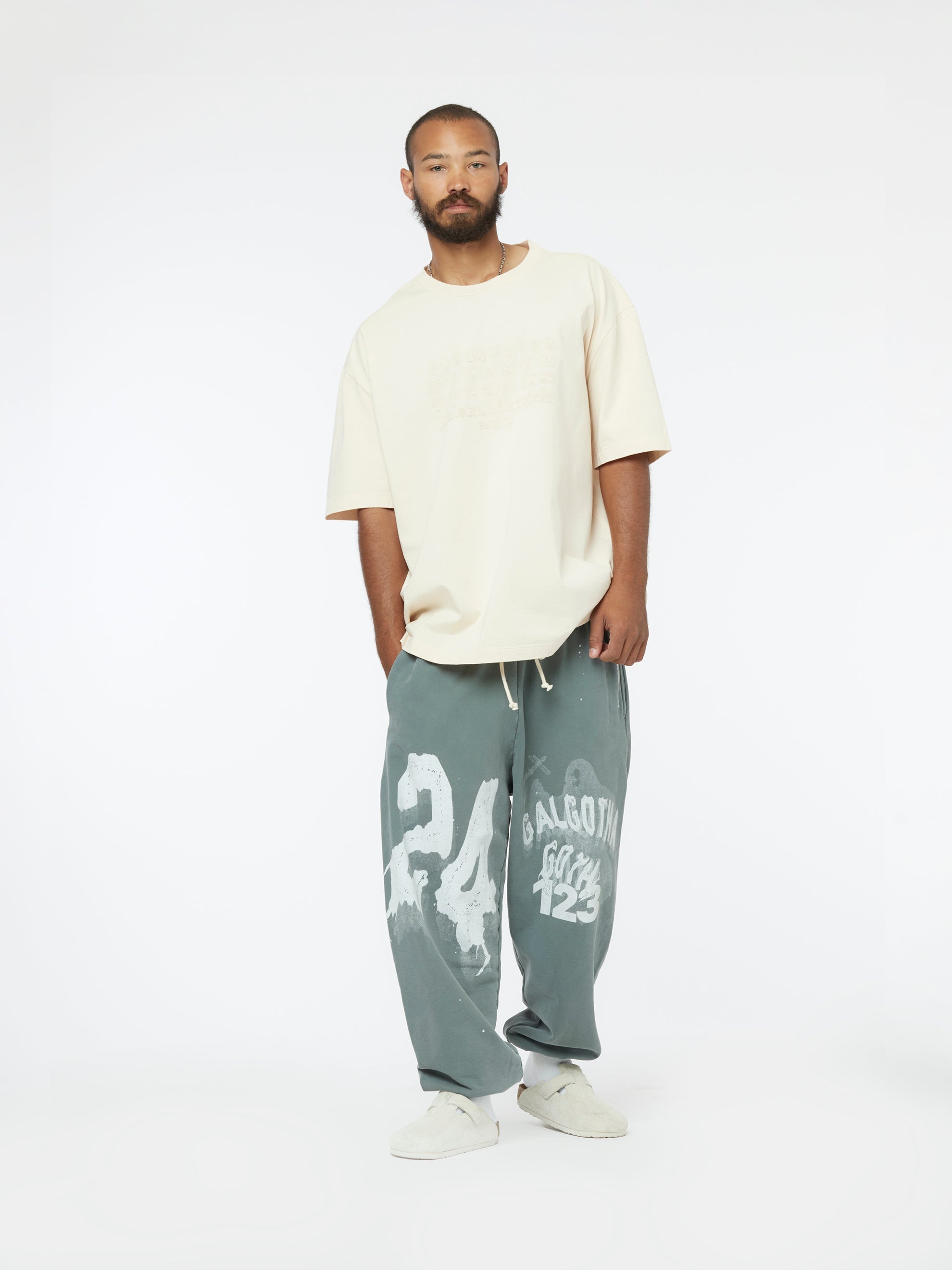 HEAVY JERSEY T-SHIRT (BEIGE) - 4