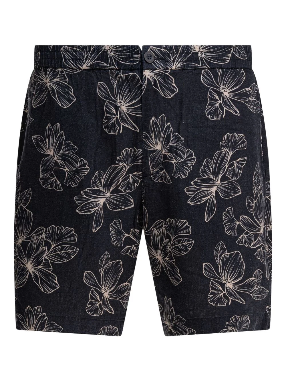 floral-print shorts - 1
