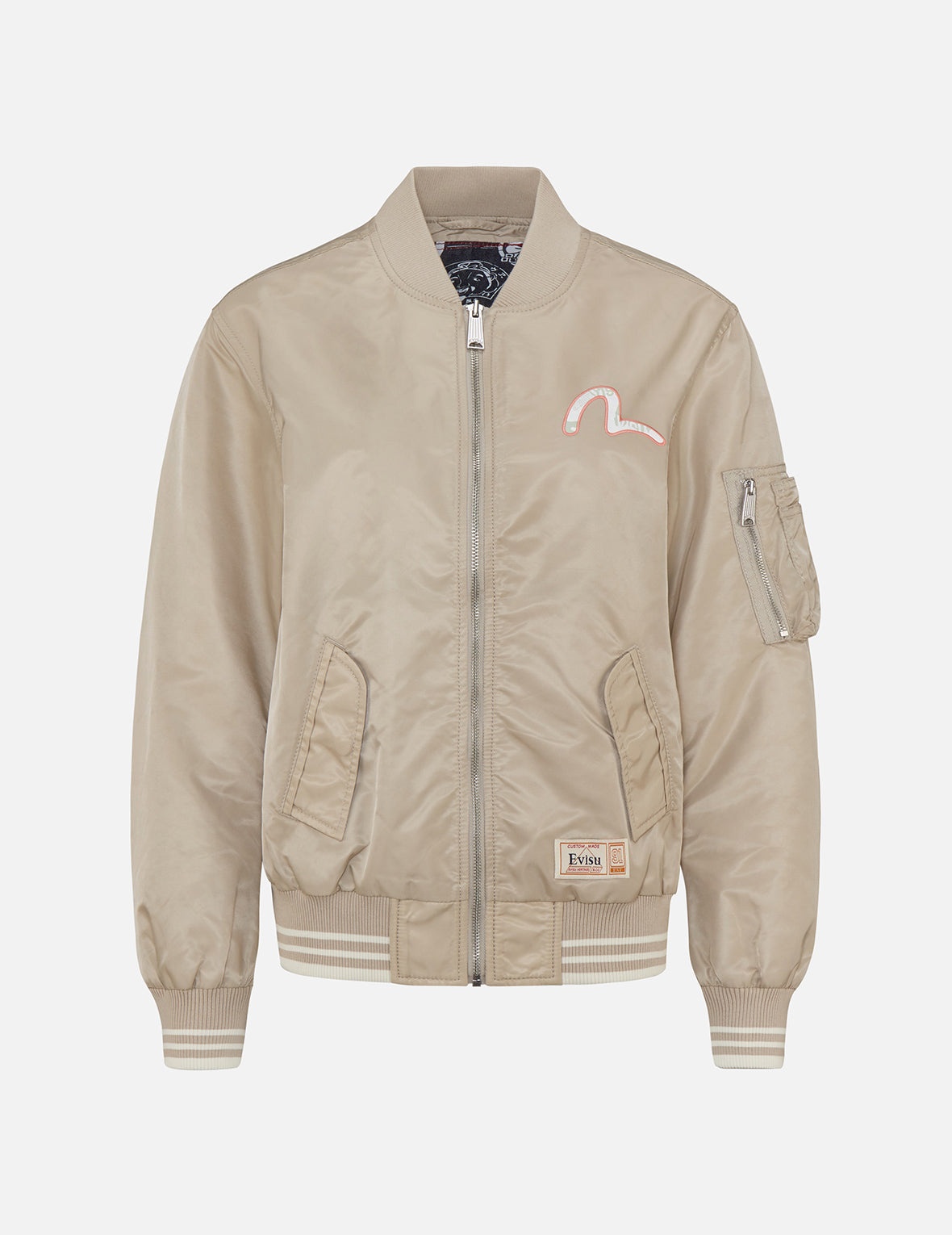 Patched Seagull and Godhead Bomber Jacket - 1